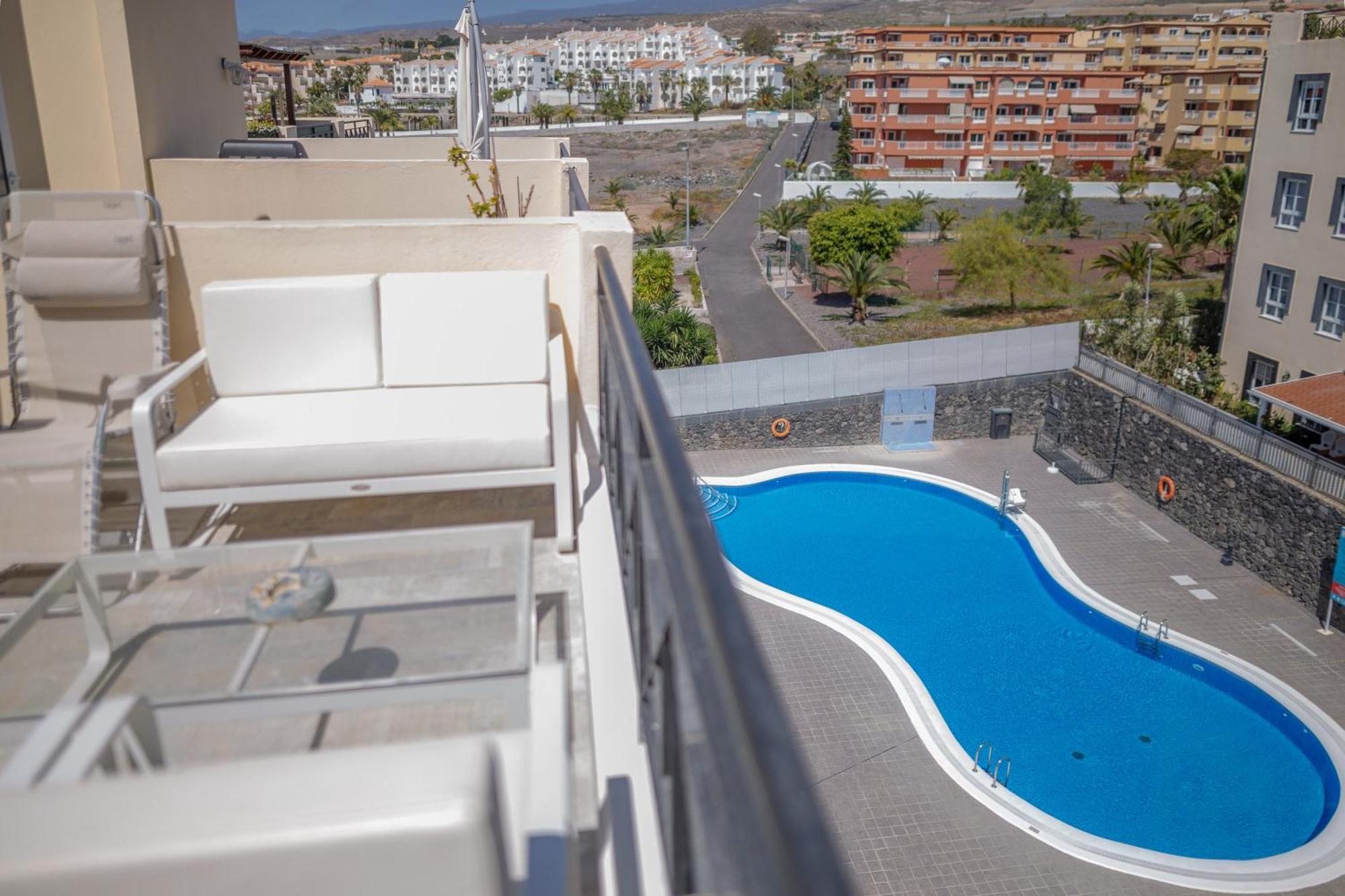 Ferienwohnung Aqua Vista 2 Bed Penthouse With Great Views Callao Salvaje Exterior foto